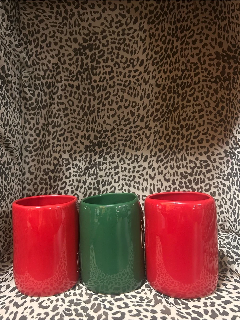 Rae Dunn Ceramic “Believe-Tis the Season-Cocoa” Holiday Mugs